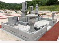 12平方メートル墓石の写真
